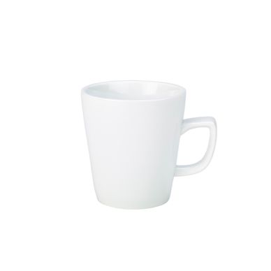 Genware Porcelain Compact Latte Mug 28.4cl/ 10oz - Pack of 6