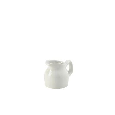 Genware Porcelain Jug 7cl/ 2.5oz - Pack of 6