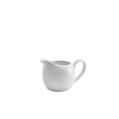 Genware Porcelain Milk Jug 14cl/ 5oz - Pack of 6