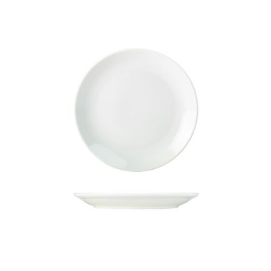 Genware Porcelain Coupe Plate 18cm/ 7