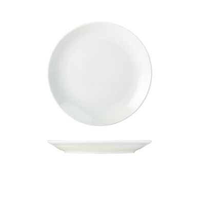 Genware Porcelain Coupe Plate 22cm/ 8.5