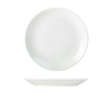 Genware Porcelain Coupe Plate 26cm/ 10.25