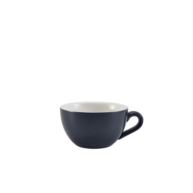 GenWare Porcelain Matt Blue Bowl Shaped Cup 17.5cl/ 6oz - Pack of 6