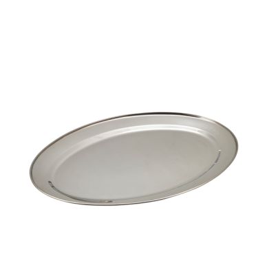 GenWare Stainless Steel Oval Flat 46cm/ 18
