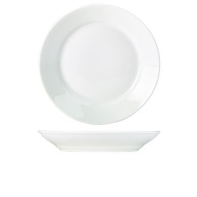 Genware Porcelain Deep Winged Plate 30cm/ 12