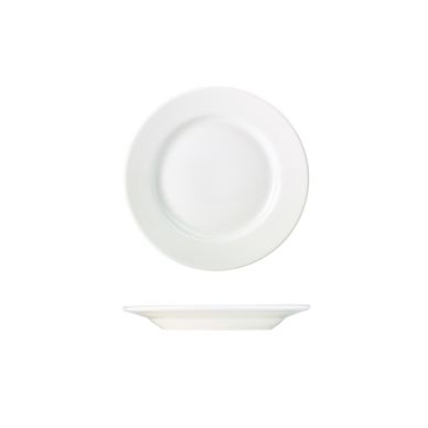 Genware Porcelain Classic Winged Plate 17cm/ 6.5