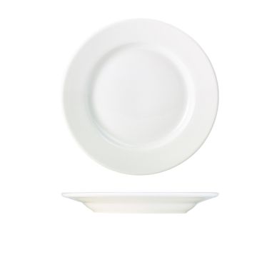 Genware Porcelain Classic Winged Plate 26cm/ 10.25