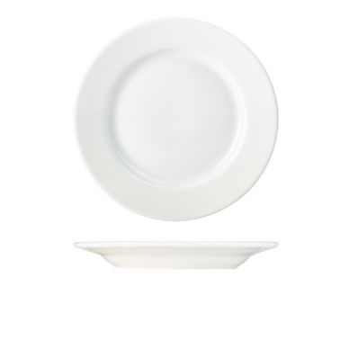 Genware Porcelain Classic Winged Plate 27cm/ 10.75