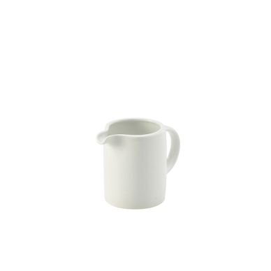 Genware Porcelain Solid Milk Jug 12cl/ 4oz - Pack of 6