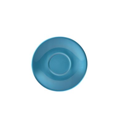 Genware Porcelain Blue Saucer 16cm/ 6.25