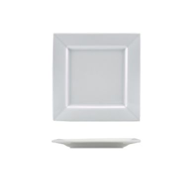 GenWare Porcelain Square Plate 18cm/ 7.25 - Pack of 6