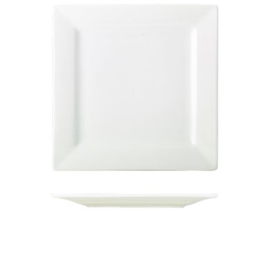 Genware Porcelain Square Plate 30cm/ 12