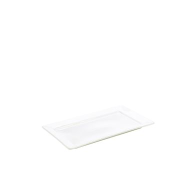 Genware Porcelain Rectangular Plate 24 x 17cm/ 9.5 x 6.75