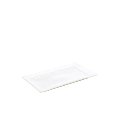 Genware Porcelain Rectangular Plate 30.5 x 18.5cm/ 12 x 7.25