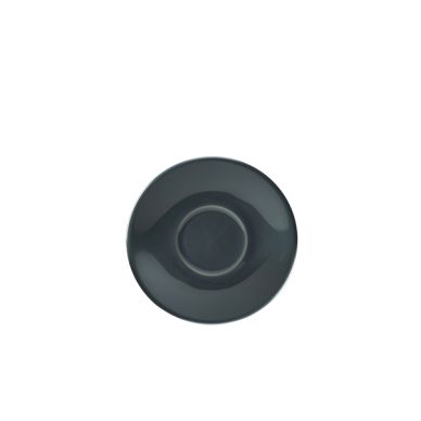 Genware Porcelain Grey Saucer 13.5cm/ 5.25