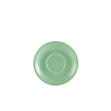 Genware Porcelain Green Saucer 13.5cm/ 5.25