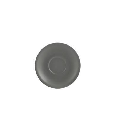 Genware Porcelain Matt Grey Saucer 13.5cm/ 5.25
