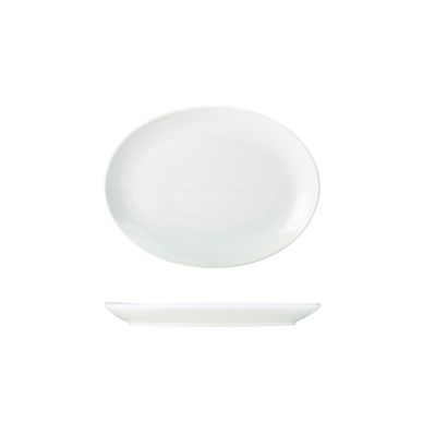 Genware Porcelain Oval Plate 21cm/ 8.25