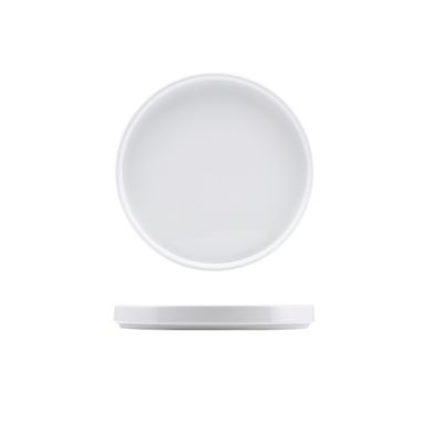 Genware Porcelain Low Presentation Plate 18cm/ 7