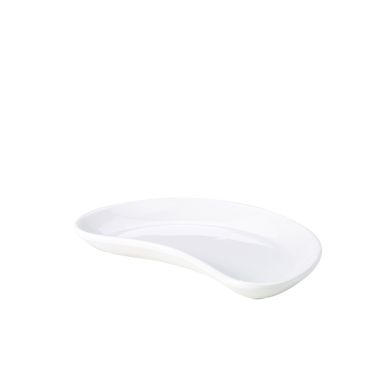 Genware Porcelain Crescent Salad Dish 20cm/ 7.75
