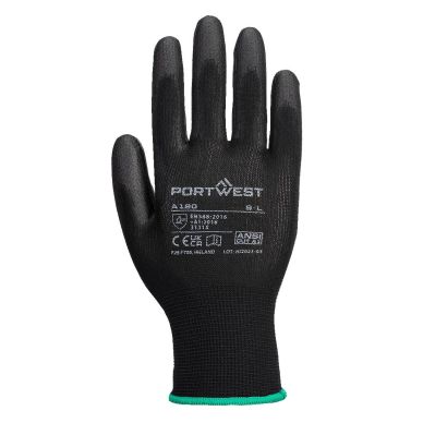 Portwest Black PU Palm Glove