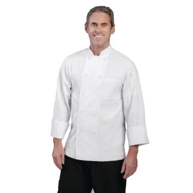 Chef Works Unisex Le Mans Chefs Jacket White