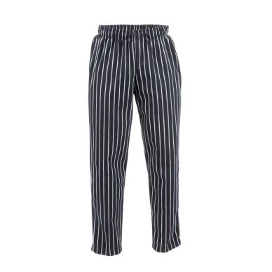 Chef Works Designer Baggy Pant Chalk Stripe