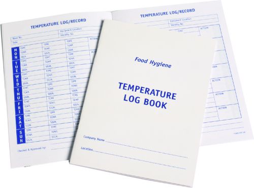 A5 Temperature Log Book