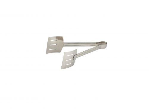 S/St. Wide Blade Serving Tongs 9.5