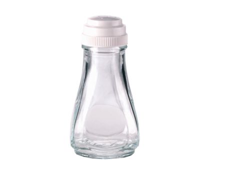 Glass Pepper Shaker With Plastic Top