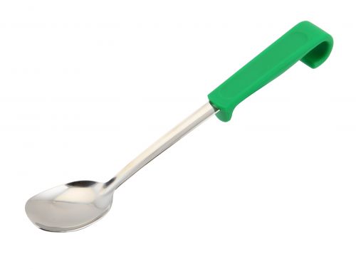 Genware Plastic Handle Small Spoon Green