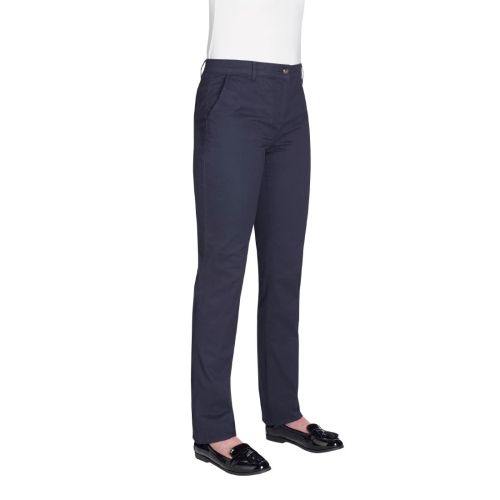 Brook Taverner Womens Houston Slim Leg Chinos Navy