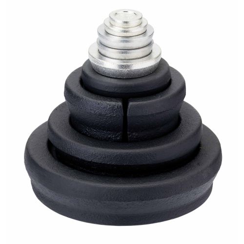 KitchenCraft Natural Elements 10 Piece Traditional Cast Iron Metric Weight Set