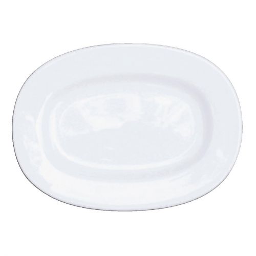 Churchill Alchemy Rimmed Oval Dishes 330mm (6 Pack)