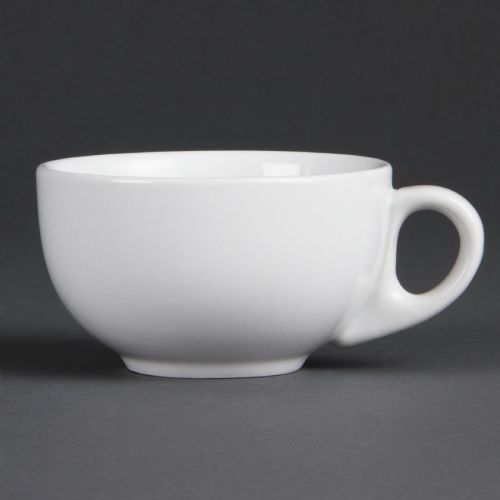 Olympia Whiteware Cappuccino Cups 200ml 7oz (12 Pack)