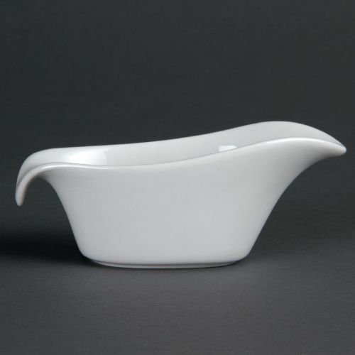 Olympia Whiteware Gravy Boats 85ml 3oz (6 Pack)
