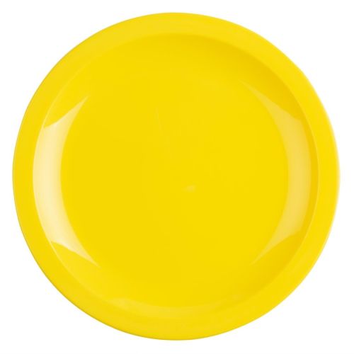 Olympia Kristallon Polypropylene Plates Yellow 230mm (12 pack)