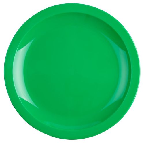 Olympia Kristallon Polypropylene Plates Green 230mm (12 pack)