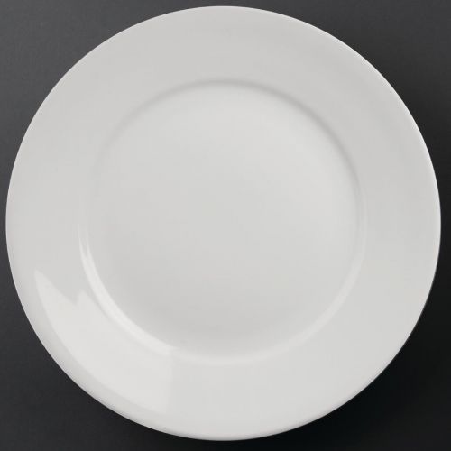 Olympia Athena Wide Rimmed Plates 280mm/11