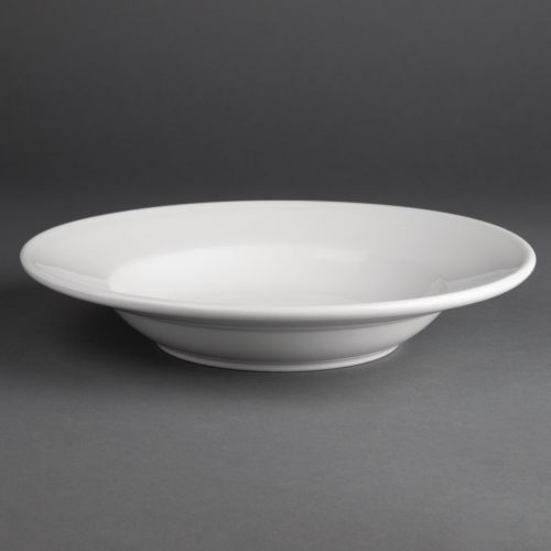 Olympia Athena Rimmed Soup and Pasta Bowls 228mm/9