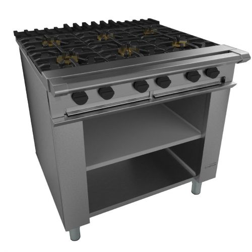 Falcon Chieftain 6 Burner Gas Boiling Table on Legs G1060X