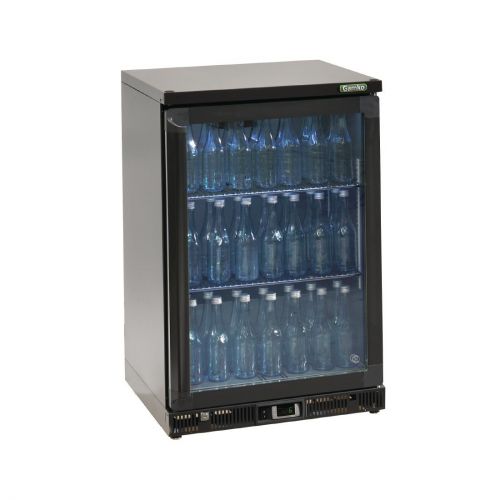 Gamko Bottle Cooler - Single Hinged Door 150Ltr Black
