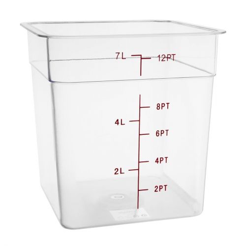 Hygiplas Polycarbonate Square Storage Container 7Ltr