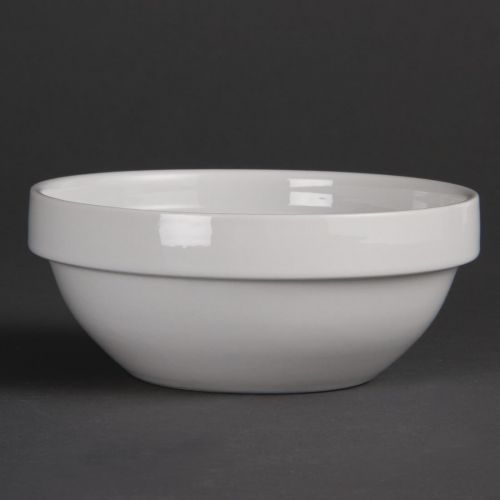 Olympia Whiteware Stacking Bowls 130mm (12 Pack)