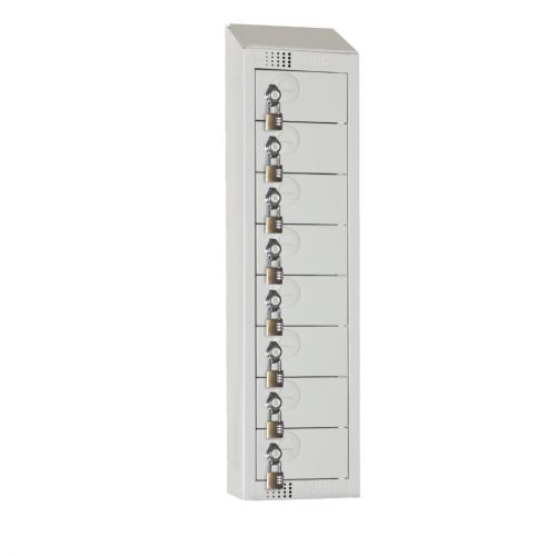 Elite Eight Door Personal Effects Lockers Grey