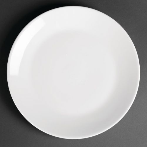 Royal Porcelain Classic White Coupe Plates 240mm (12 pack)