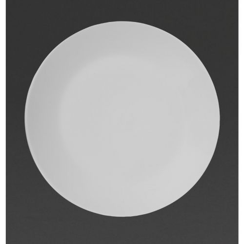 Royal Porcelain Classic White Coupe Plates 210mm (12 pack)