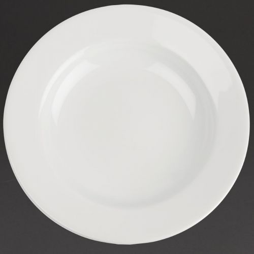 Royal Porcelain Classic White Wide Rim Plates 160mm (12 pack)