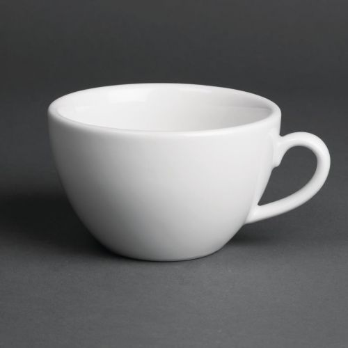 Royal Porcelain Classic White Breakfast Cups 300ml (12 pack)