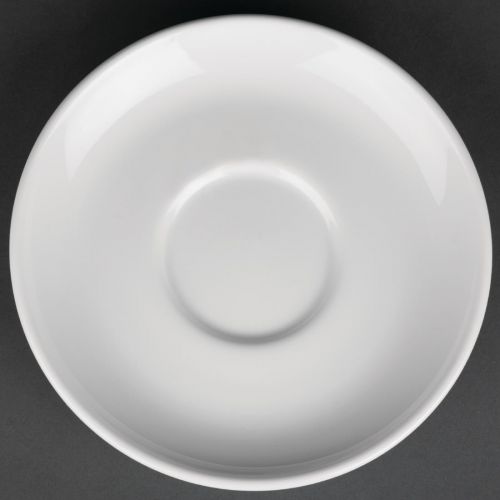 Royal Porcelain Classic White Breakfast Saucers 160mm (12 pack)